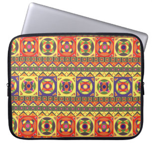 Capa Para Notebook Padrão Africano Invisível abstrato com Ge