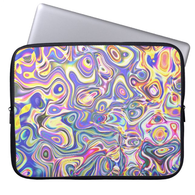 Capa Para Notebook Padrão Ametist Multicolor Amoba (Frente)