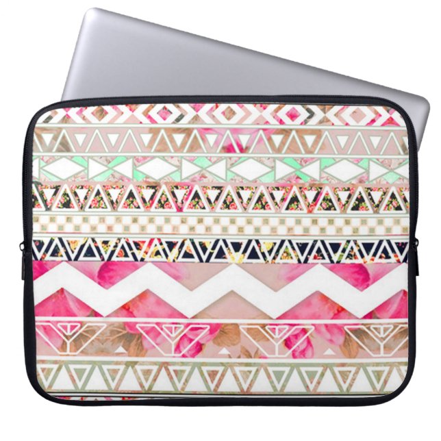 Capa Para Notebook Padrão Aztec Nativo Americano (Frente)