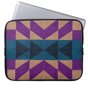 Capa Para Notebook Padrão Aztec Nativo Americano