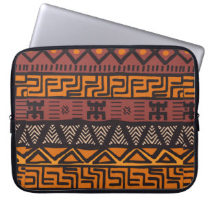 Capa Para Notebook Padrão boêmico colorido étnico tribal com genoma