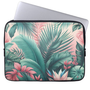 Capa Para Notebook Padrão Botânico do Paraíso Tropical