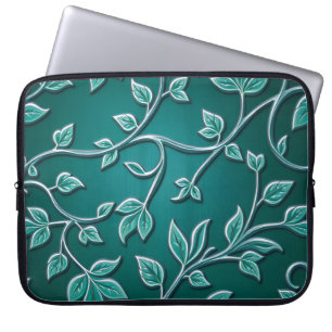 Capa Para Notebook Padrão Botânico Islâmico Tradicional