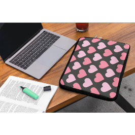 Capa Para Notebook Padrão cardíaco de amor moderno