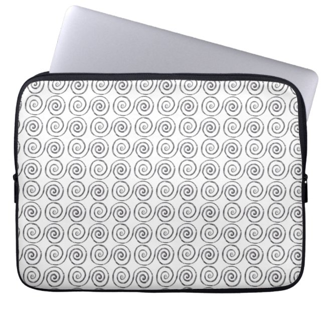 Capa Para Notebook Padrão Celta de Espiral Dupla (Frente)