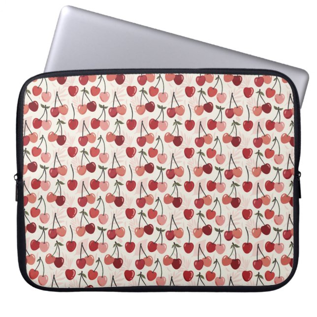Capa Para Notebook Padrão Cereja Moderna (Frente)