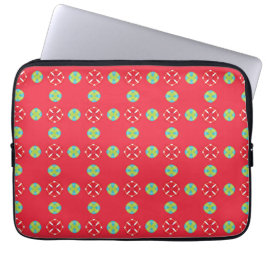 Capa Para Notebook Padrão Charme de Férias de Natal 03 -