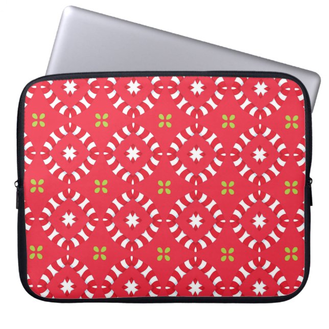 Capa Para Notebook Padrão Charme de Férias de Natal 04 -  (Frente)