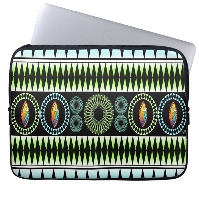 Capa Para Notebook Padrão Chevron (Frente)