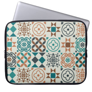 Capa Para Notebook Padrão Clássico do Azulejo Vintage