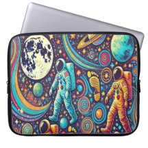 Padrão Colorido de Caminhada Espacial de Astronaut