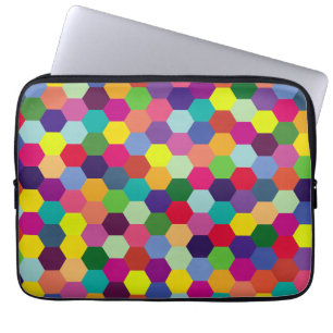 Capa Para Notebook Padrão Colorido Moderno - hipster primavera de Mod