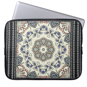 Capa Para Notebook Padrão constante com mandala tribal étnica