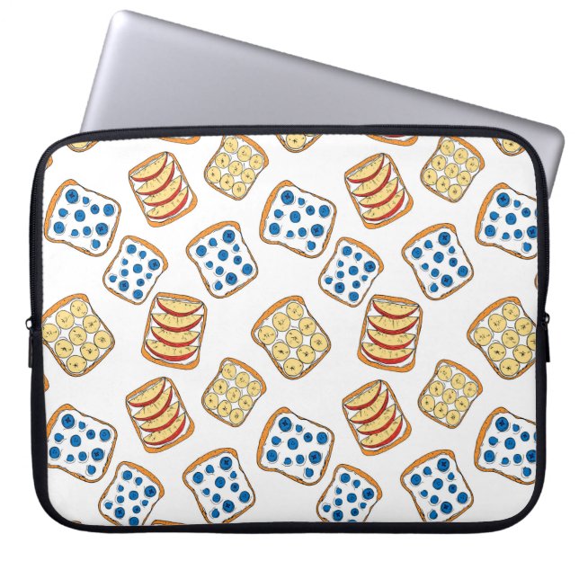Capa Para Notebook Padrão constante de torrada (Frente)