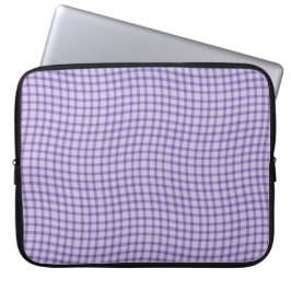 Capa Para Notebook Padrão contínuo xadrez roxo