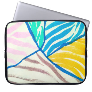 Capa Para Notebook Padrão criativo sem costura com geometria de dese