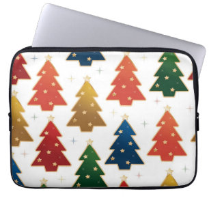 Capa Para Notebook Padrão da árvore de Natal