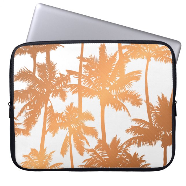 Capa Para Notebook Padrão da árvore Palm (Frente)
