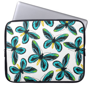 Capa Para Notebook Padrão da borboleta de passarinho da Rainha Alexa
