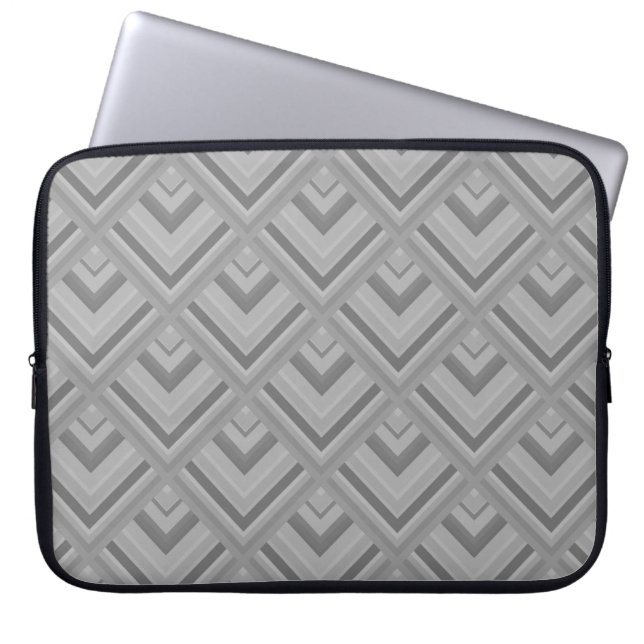 Capa Para Notebook padrão da escala de cinzas (Frente)