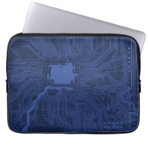 Padrão da placa-mãe do Geek azul