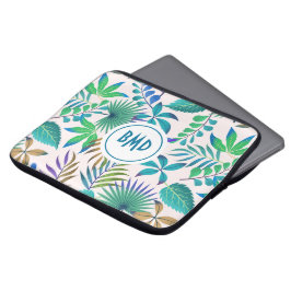 Capa Para Notebook Padrão das folhas tropicais