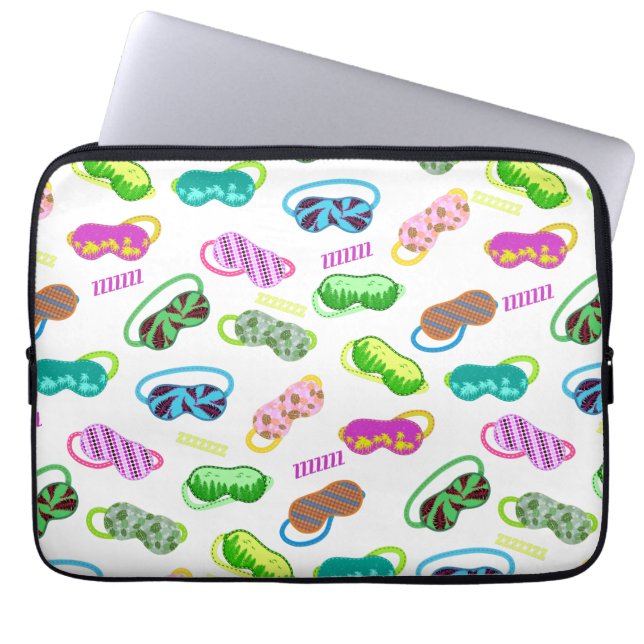 Capa Para Notebook Padrão das máscaras de dormir (Frente)