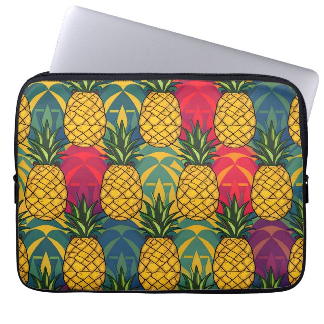 Capa Para Notebook Padrão de Abacaxi  (Frente)
