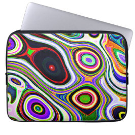 Capa Para Notebook Padrão de Abstração Vívido Colorida