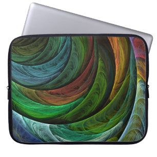 Capa Para Notebook Padrão de Abstrato de Arte Moderna com Glória de C