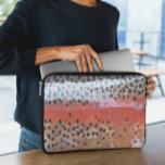 Capa Para Notebook Padrão de Abstrato de pele do arco-íris<br><div class="desc">O padrão Rainbow Trout Skin Abstrato é aplicado neste produto.</div>