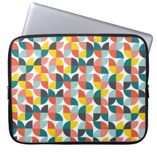 Capa Para Notebook Padrão de Abstrato Geométrico Colorida