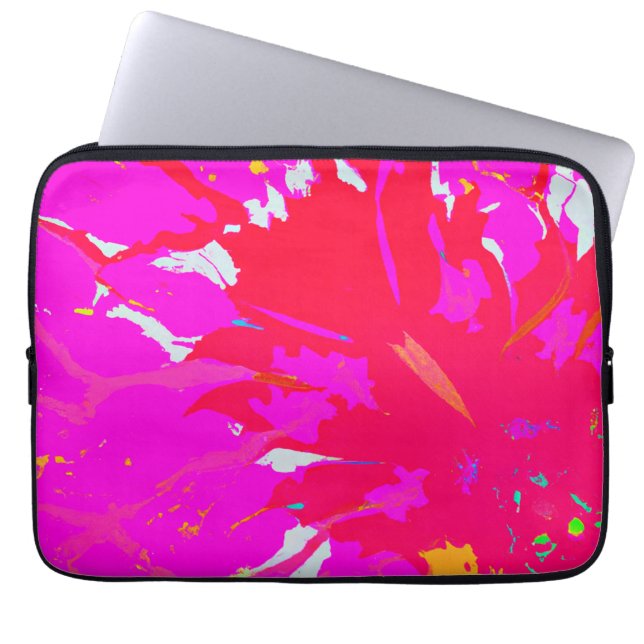 Capa Para Notebook Padrão de Abstrato rosa elegante (Frente)