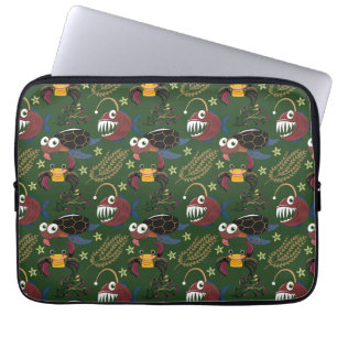 Capa Para Notebook Padrão de animais aquáticos vida submarina do oc