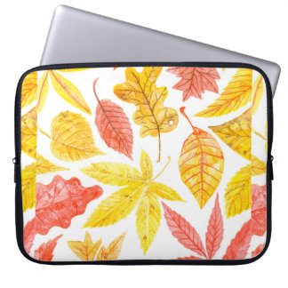 Capa Para Notebook Padrão de aquarelas feito de vários outono colorid