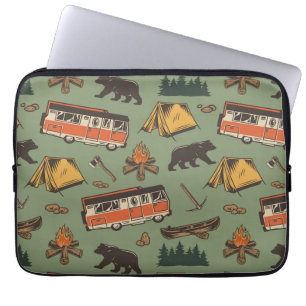 Capa Para Notebook Padrão de Aventuras de Camp Motodoméstico