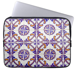Capa Para Notebook Padrão de azulejos close-up, Portugal