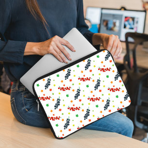 Capa Para Notebook Padrão De Berries, Morango, Amorango, Fruta