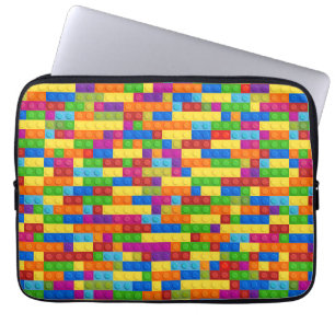 Capa Para Notebook Padrão de Bloco de Construção Colorido