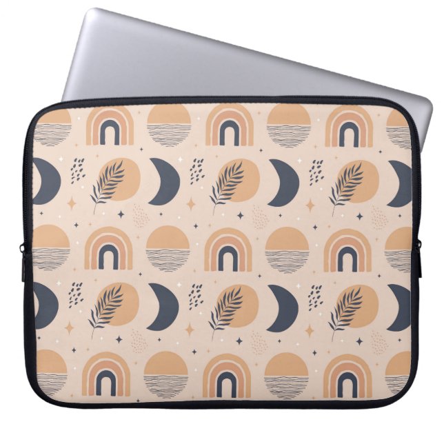 Capa Para Notebook Padrão de Boho Orgânico (Frente)