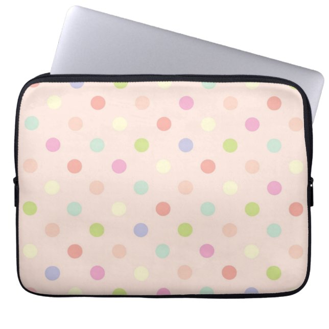 Capa Para Notebook padrão de bolinhas (Frente)