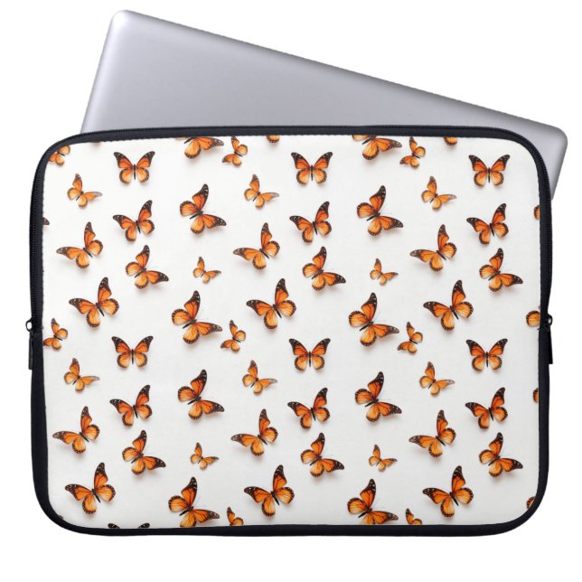 Capa Para Notebook Padrão de Borboleta Monarch (Frente)