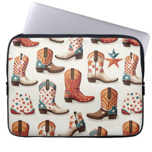 Capa Para Notebook Padrão de botas de cowboy
