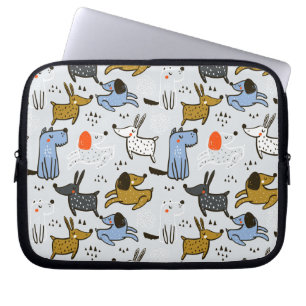 Capa Para Notebook Padrão de Cachorro de Portão Bonito