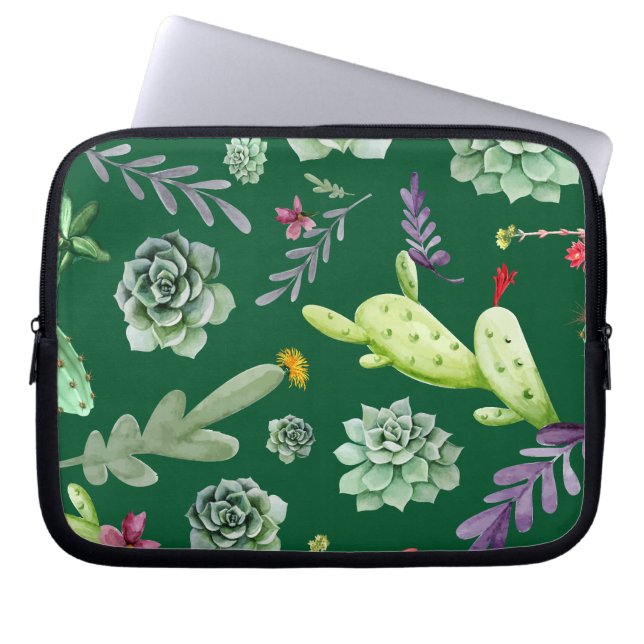 Capa Para Notebook Padrão de Cacto 3 (Frente)