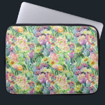 Capa Para Notebook Padrão de Cactos de Aquarela Exótica<br><div class="desc">Cactos de floração de cor aquosa com padrão de flores.  | © e ® Bigstock® - Todos os direitos reservados.</div>