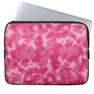Capa Para Notebook Padrão de Camo Rosa