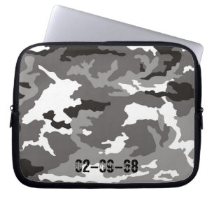 Capa Para Notebook Padrão de camuflagem de cinzas