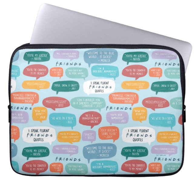 Capa Para Notebook Padrão de Citação FRIENDS™ (Frente)