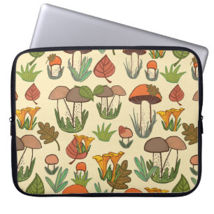 Capa Para Notebook Padrão de cogumelo. 